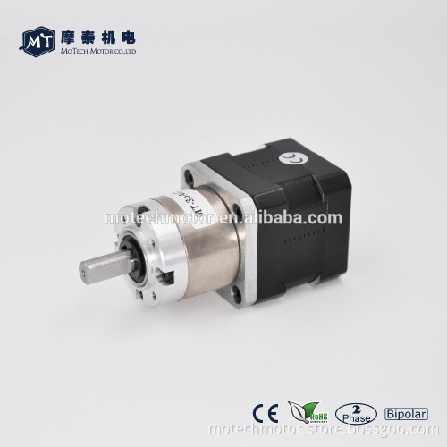 Gear Ratio 27:1 Nema 17 Bipolar Stepper 3Nm 1.2A, Planetary Gearbox